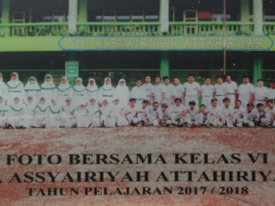 Foto Bersama Kls 6 MIS Assyairiyah Attahiriyah